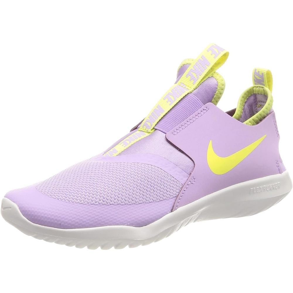 Nike Flex Runner Lilac Purple Lemon Twist Girls Road Running‎ Tennis Shoes